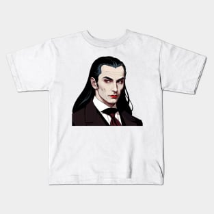 Count Dracula in a Modern Business Suit Kids T-Shirt